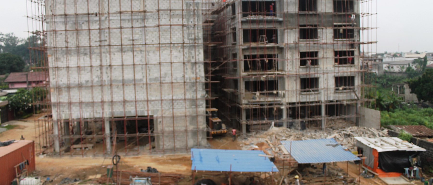 Chantier de construction, Abidjan