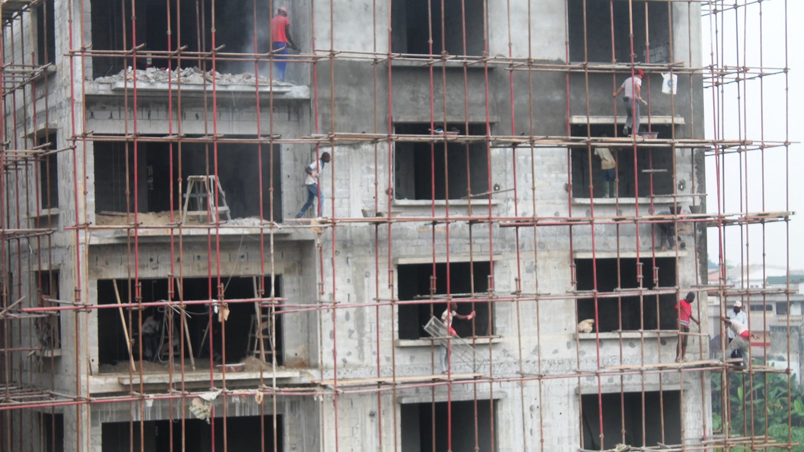 Chantier de construction, Abidjan